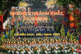 Những khoảnh khắc ấn tượng tại Lễ diễu binh, diễu hành A80