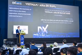 Diễn đàn Cấp cao Chuyển đổi số Việt Nam – Châu Á 2026 (Vietnam – Asia DX Summit 2026) đã chính thức khai mạc. (Ảnh: PV/Vietnam+)