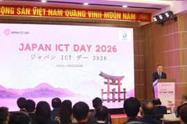 Ngày hội Công nghệ thông tin Nhật Bản - Japan ICT Day 2026 chính thức khai mạc. (Ảnh: PV/Vietnam+)