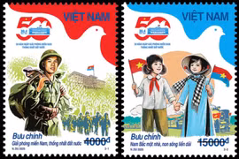 Phát hành bộ tem Kỷ niệm 50 năm Ngày Giải phóng miền Nam, thống nhất đất nước