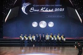 Top 10 Sao Khuê 2025 - Hạng mục danh giá nhất của Giải. (Ảnh: PV/Vietnam+)