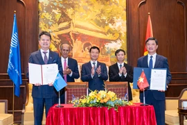 Cục Sở hữu trí tuệ và Tổ chức Sở hữu trí tuệ thế giới (WIPO) đã ký kết Bản ghi nhớ hợp tác trong lĩnh vực sở hữu trí tuệ. (Ảnh: Minh Sơn/Vietnam+)