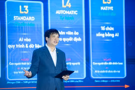 Ông Nguyễn Văn Khoa – Tổng Giám đốc Tập đoàn FPT chia sẻ góc nhìn thực tiễn về cách doanh nghiệp tận dụng trí tuệ nhân tạo (AI) trong quản trị và vận hành. (Ảnh: FPT)