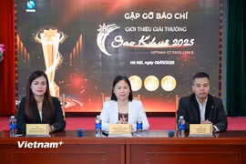 Hiệp hội Phần mềm và Dịch vụ Công nghệ thông tin Việt Nam (VINASA) chính thức phát động Giải thưởng Sao Khuê 2025. (Ảnh: Minh Sơn/Vietnam+)