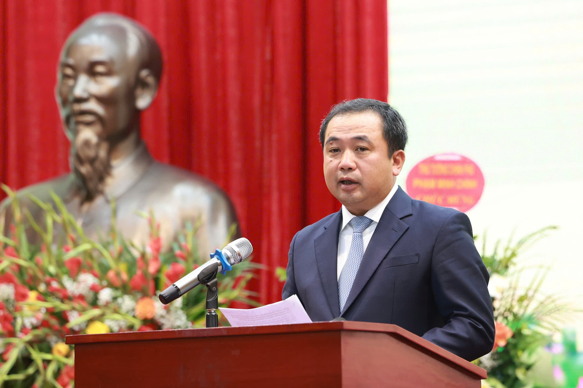 Bộ trưởng Bộ Nông nghiệp và Môi trường Trần Đức Thắng. (Ảnh: BNNMT)