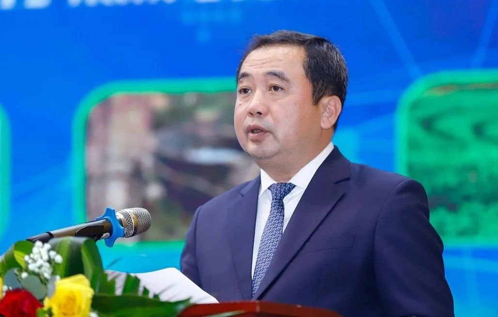 Bộ trưởng Trần Đức Thắng cho biết mục tiêu của Bộ Nông nghiệp và Môi trường là để người dân Việt Nam sớm được sử dụng các sản phẩm nông, lâm, thủy sản do chính người Việt Nam sản xuất, bảo đảm an toàn, sạch và đáng tin cậy. (Ảnh: Khương Trung)