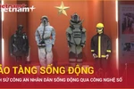 Công nghệ đa giác quan: Lịch sử công an Nhân dân hiện ra từ ánh sáng và âm thanh 