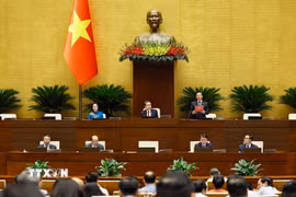 Phó Chủ tịch Quốc hội Nguyễn Khắc Định phát biểu. (Ảnh: Doãn Tấn/TTXVN)