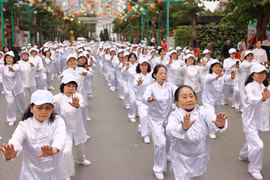 Việt Nam cũng chính thức bắt đầu bước vào giai đoạn già hóa dân số từ năm 2011. (Ảnh: TTXVN/Vietnam+)