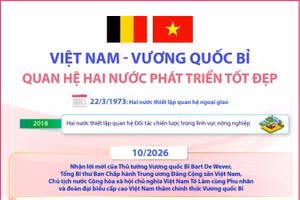 Quan hệ Việt Nam-Vương quốc Bỉ phát triển tốt đẹp