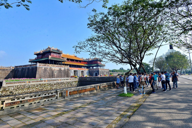 A space located in the World Cultural Heritage - Hue Monuments Complex. (Photo: PV/Vietnam+) du-lich-thanh-pho-hue-9.jpg