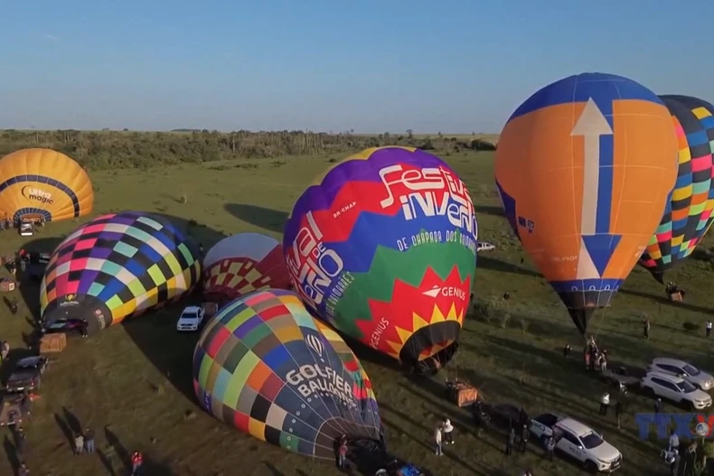 Giải vô địch khinh khí cầu thế giới đầu tiên ở Paraguay 
