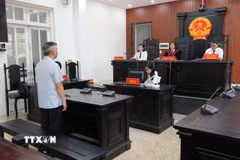 Bị cáo Nguyễn Ngọc Ngân làm việc với cơ quan Công an.