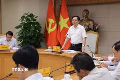 Phó Thủ tướng Hồ Quốc Dũng phát biểu chỉ đạo. (Ảnh: Lâm Khánh/TTXVN)
