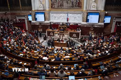 (Tư liệu) Quang cảnh một phiên họp Quốc hội Pháp ở Paris. (Ảnh: THX/TTXVN)
