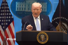 Tổng thống Mỹ Donald Trump. (Ảnh: AA/TTXVN phát)