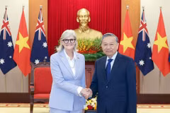 Tổng Bí thư Tô Lâm tiếp Toàn quyền Australia Sam Mostyn thăm cấp Nhà nước tới Việt Nam (9/2025). (Ảnh: Thống Nhất/TTXVN)