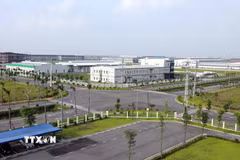 Khu công nghiệp tại tỉnh Hưng Yên. (Ảnh: Thế Duyệt/TTXVN)