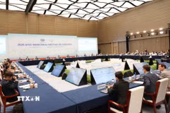 Quang cảnh Hội nghị Bộ trưởng APEC về Lâm nghiệp tại Thâm Quyến. (Ảnh: Công Tuyên/TTXVN)