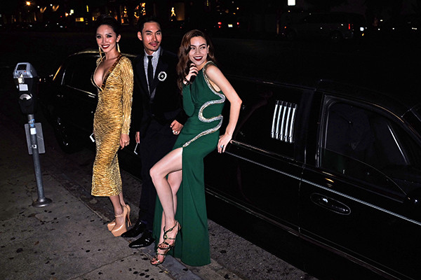 Dàn sao Việt sang Mỹ "khoe dáng" cùng siêu mẫu Tyra Banks ảnh 2