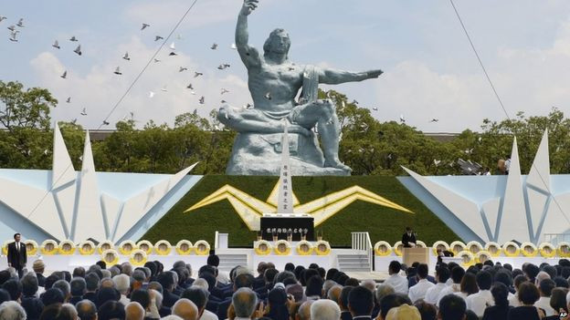 Nagasaki tổ chức lễ tưởng niệm 70 năm thảm họa bom nguyên tử ảnh 1