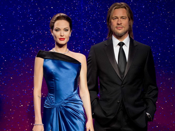 Madame Tussauds tách đôi tượng sáp Brad Pitt và Angelina Jolie ảnh 1