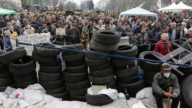 Cảnh sát đặc biệt của Ukraine từ chối tới Slavyansk ảnh 1