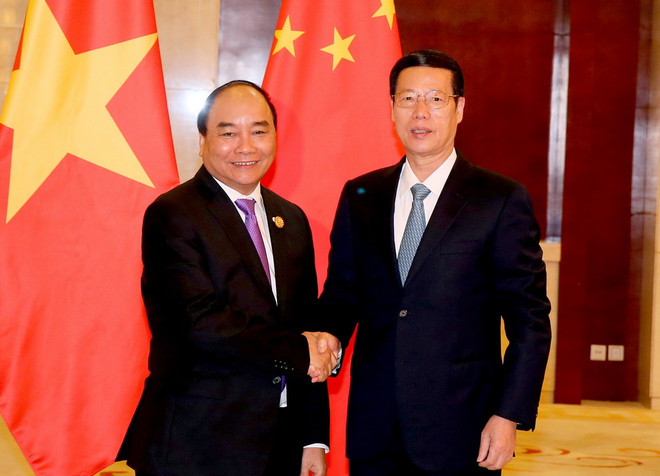 Thủ tướng Nguyễn Xuân Phúc tiếp Phó Thủ tướng Trung Quốc ảnh 1