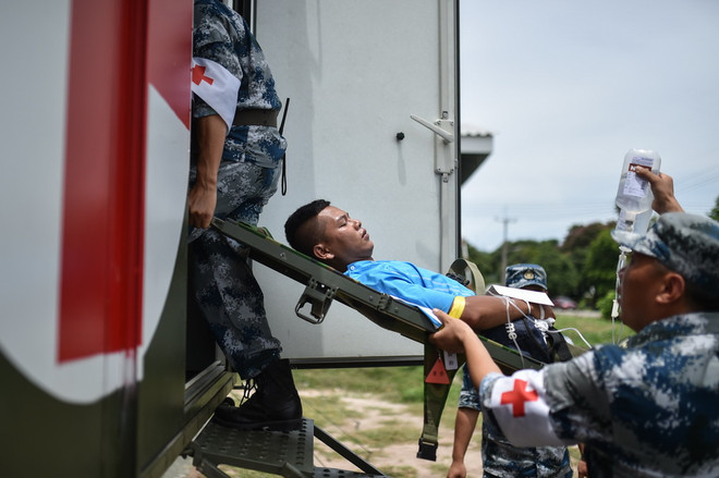Trung Quốc tham gia diễn tập quân y chung với các nước ASEAN ảnh 1
