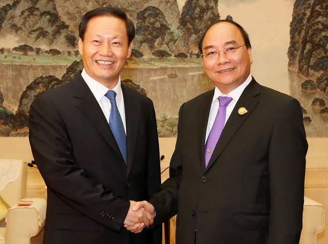 Thủ tướng Nguyễn Xuân Phúc tiếp Bí thư Khu tự trị dân tộc Choang ảnh 1