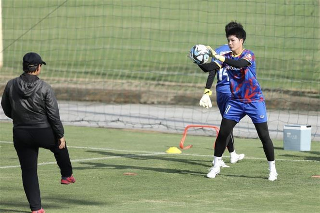 Đội tuyển Nữ Việt Nam luyện tình huống, chuẩn bị cho World Cup 2023 ảnh 2