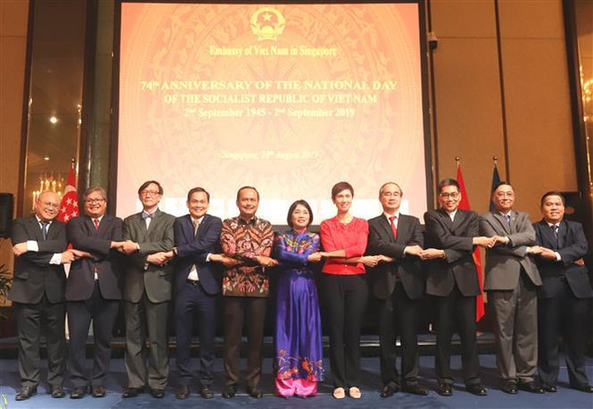 Hoạt động kỷ niệm Quốc khánh 2/9 lần thứ 74 tại Singapore ảnh 1
