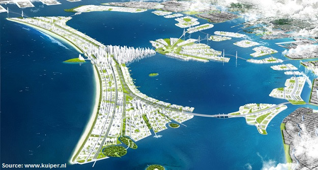 Indonesia khởi công dự án đập chắn biển khổng lồ ở Jakarta ảnh 1