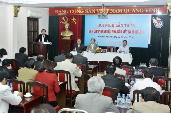 Hội Nhà báo Việt Nam xác định nhiệm vụ trọng tâm năm 2015 ảnh 1