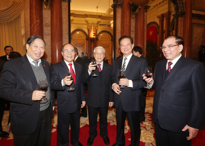 Tổng Bí thư chúc Tết lãnh đạo Đảng, Nhà nước và đồng bào cả nước ảnh 1