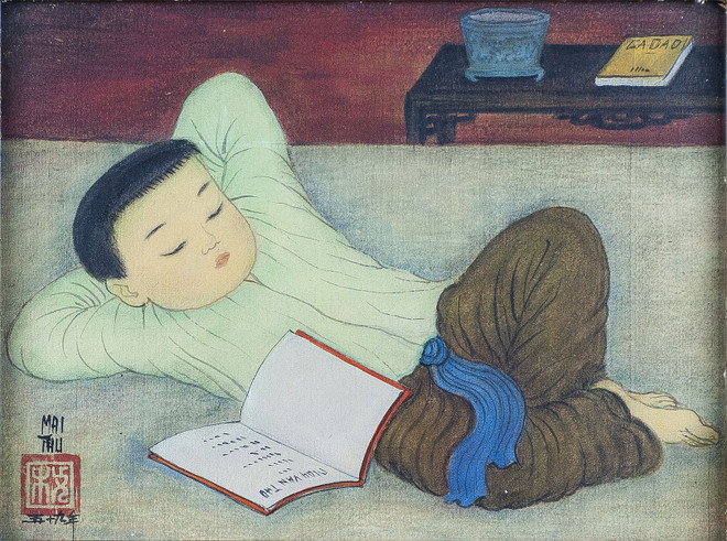 Triển lãm tranh của họa sỹ Mai Trung Thứ tại nhà ga Lyon của Pháp ảnh 1