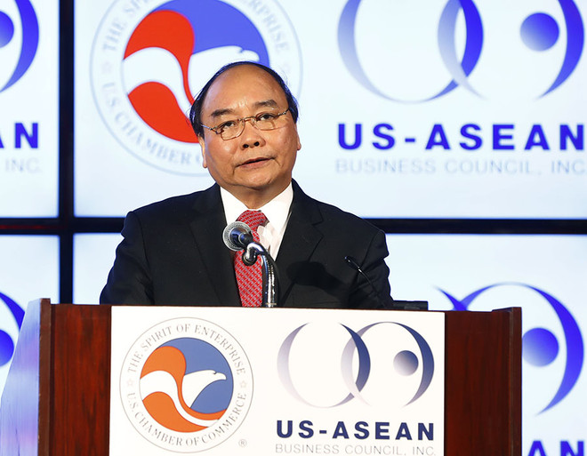 Thủ tướng Nguyễn Xuân Phúc trao đổi với các học giả Hoa Kỳ ảnh 1