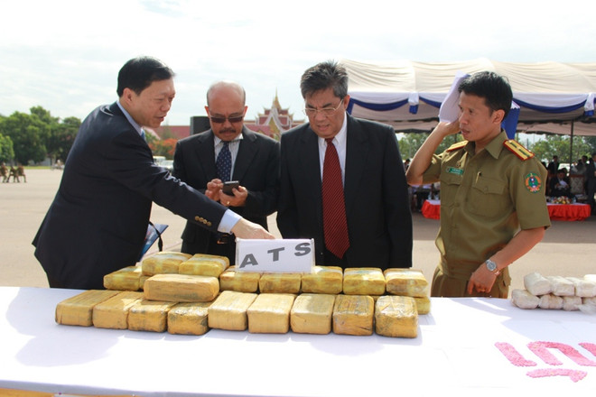 Cảnh sát Lào thu giữ lượng ma túy lớn nhất từ trước tới nay ảnh 1