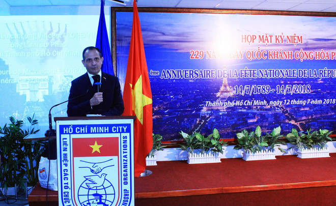 Lễ kỷ niệm Quốc khánh Cộng hòa Pháp tại Thành phố Hồ Chí Minh ảnh 1