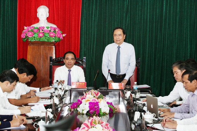 Chủ tịch MTTQ Việt Nam Trần Thanh Mẫn làm việc tại Tuyên Quang ảnh 1