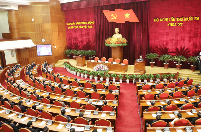 Ngày làm việc cuối Hội nghị lần thứ 13 Ban Chấp hành Trung ương Đảng ảnh 1