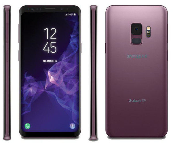 Rò rỉ ảnh Galaxy S9 màu tím tuyệt đẹp, cảm biến vân tay ở mặt sau ảnh 1