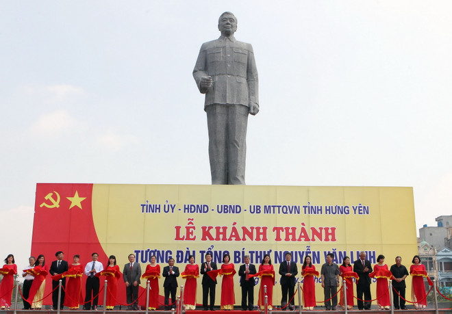 Hưng Yên khánh thành tượng đài Tổng Bí thư Nguyễn Văn Linh ảnh 1
