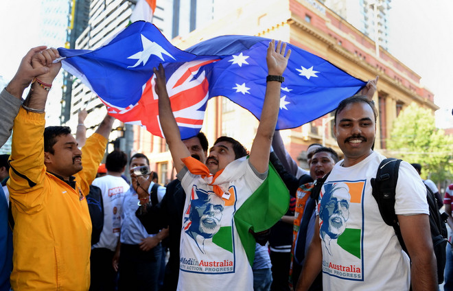 Australia: Đi tàu suốt đêm để đến chào đón Thủ tướng Ấn Độ ảnh 2