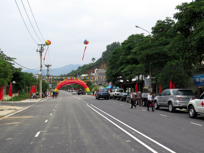 Thông xe kỹ thuật tuyến đường đô thị miền núi phía Bắc đầu tiên ảnh 1