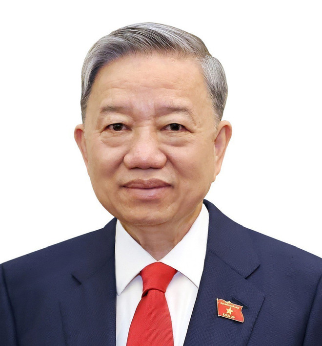 Đồng chí Tô Lâm, Chủ tịch nước Cộng hòa xã hội chủ nghĩa Việt Nam nhiệm kỳ 2021-2026. (Ảnh: TTXVN) vna_potal_dong_chi_to_lam_duoc_bau_giu_chuc_chu_tich_nuoc_7388866.jpg
