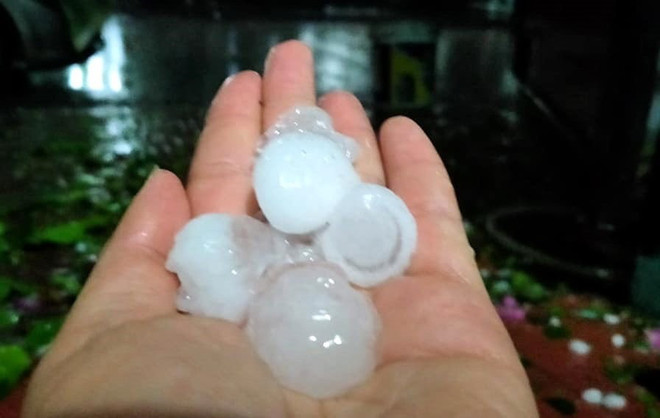 Tập trung khắc phục hậu quả mưa đá, dông lốc, ứng phó với xâm nhập mặn ảnh 1