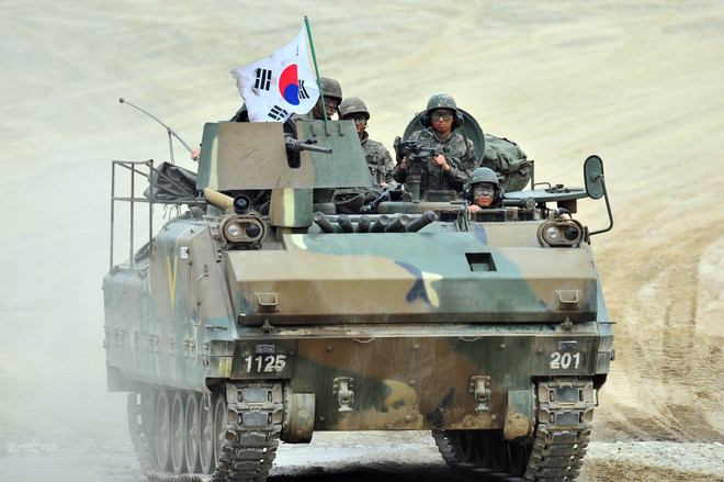 [Photo] Tập trận ''Đại bàng non'' giữa Mỹ và Hàn Quốc ảnh 3