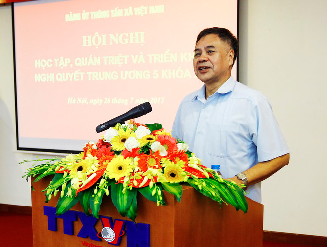 TTXVN quán triệt, triển khai Nghị quyết Trung ương 5 khóa XII ảnh 1