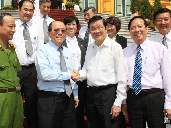 Chủ tịch nước Trương Tấn Sang làm việc với Liên đoàn Luật sư ảnh 1